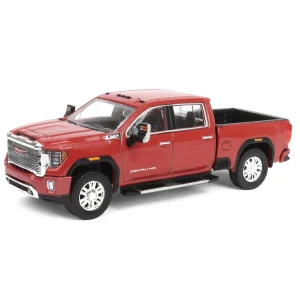Manufacturer_Greenlight Collectibles Pickup Trucks<1/64 2022 GMC Sierra 2500 Denali, Cayenne Red, Karson Diecast Exclusive