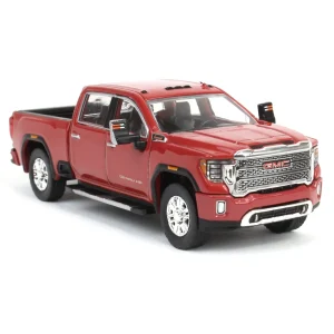 Manufacturer_Greenlight Collectibles Pickup Trucks<1/64 2022 GMC Sierra 2500 Denali, Cayenne Red, Karson Diecast Exclusive