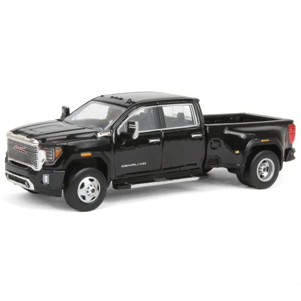 Manufacturer_Greenlight Collectibles Pickup Trucks<1/64 2022 GMC Sierra 3500 Denali Dually, Ebony Twilight Metallic, Karson Diecast Exclusive