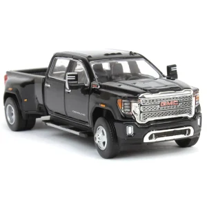 Manufacturer_Greenlight Collectibles Pickup Trucks<1/64 2022 GMC Sierra 3500 Denali Dually, Ebony Twilight Metallic, Karson Diecast Exclusive