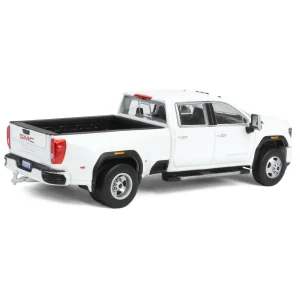 Manufacturer_Greenlight Collectibles Pickup Trucks<1/64 2022 GMC Sierra 3500 Denali Dually, White Frost, Karson Diecast Exclusive