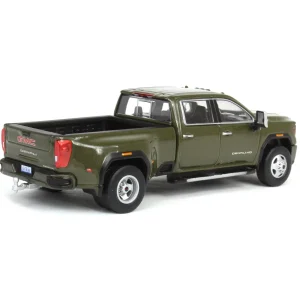 Manufacturer_Greenlight Collectibles Pickup Trucks<1/64 2022 GMC Sierra 3500 Denali Dually, Forest Metallic, Karson Diecast Exclusive