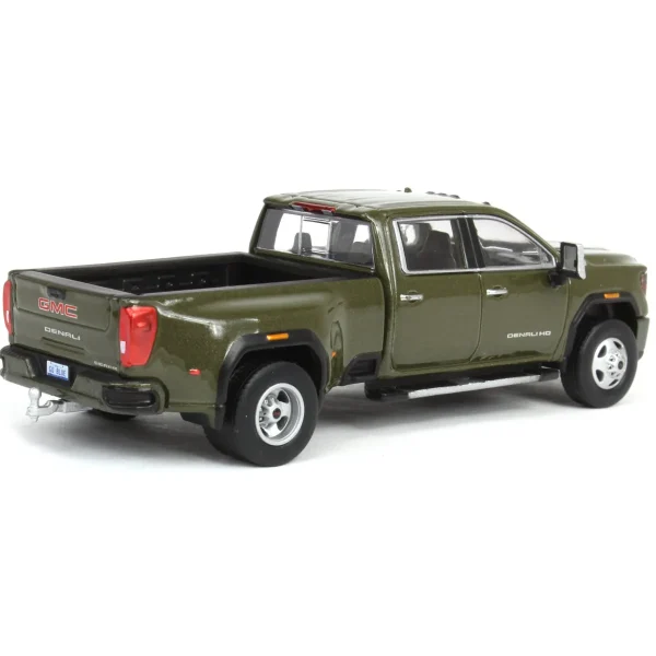 Manufacturer_Greenlight Collectibles Pickup Trucks<1/64 2022 GMC Sierra 3500 Denali Dually, Forest Metallic, Karson Diecast Exclusive