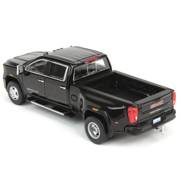 Manufacturer_Greenlight Collectibles Pickup Trucks<1/64 2022 GMC Sierra 3500 Denali Dually, Ebony Twilight Metallic, Karson Diecast Exclusive