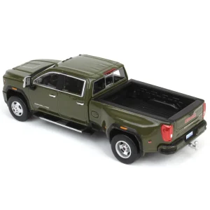 Manufacturer_Greenlight Collectibles Pickup Trucks<1/64 2022 GMC Sierra 3500 Denali Dually, Forest Metallic, Karson Diecast Exclusive