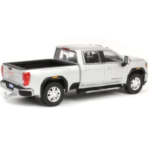 Manufacturer_Greenlight Collectibles Pickup Trucks<1/64 2022 GMC Sierra 2500 Denali, Quick Silver Metallic, Karson Diecast Exclusive