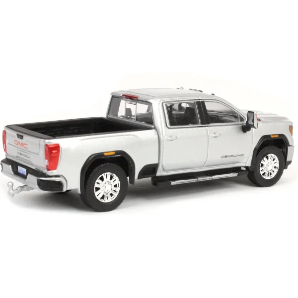 Manufacturer_Greenlight Collectibles Pickup Trucks<1/64 2022 GMC Sierra 2500 Denali, Quick Silver Metallic, Karson Diecast Exclusive