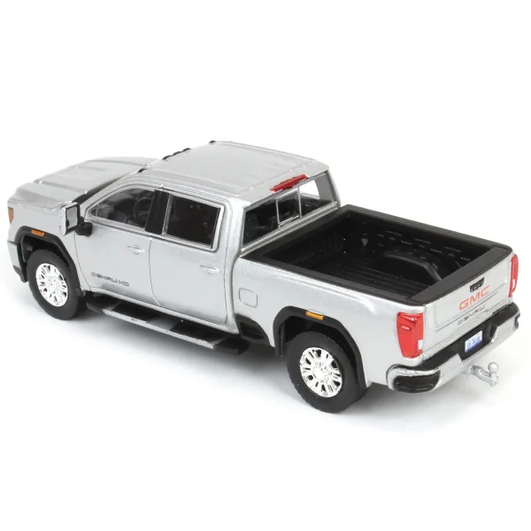Manufacturer_Greenlight Collectibles Pickup Trucks<1/64 2022 GMC Sierra 2500 Denali, Quick Silver Metallic, Karson Diecast Exclusive