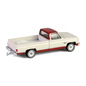 Manufacturer_Greenlight Collectibles Pickup Trucks<1/64 1981 GMC Sierra Classic K2500, Neutral & Dark Carmine Red Deluxe Two-Tone, Down on the Farm Series 10