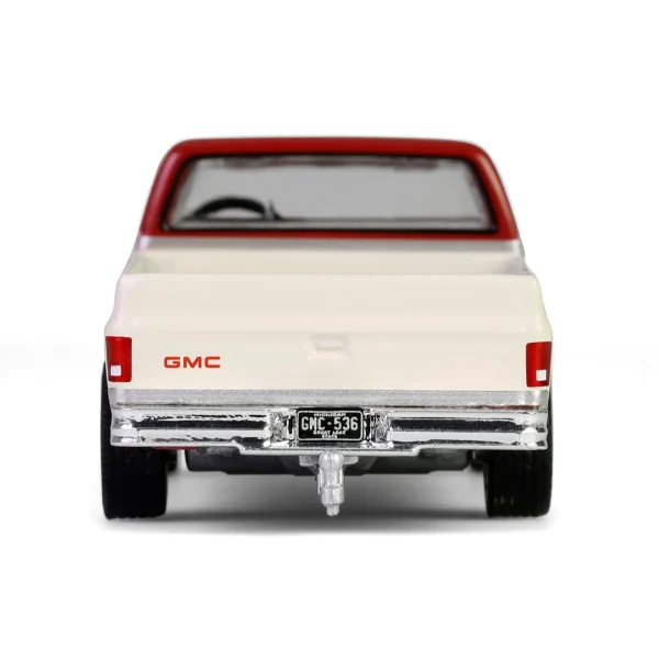 Manufacturer_Greenlight Collectibles Pickup Trucks<1/64 1981 GMC Sierra Classic K2500, Neutral & Dark Carmine Red Deluxe Two-Tone, Down on the Farm Series 10
