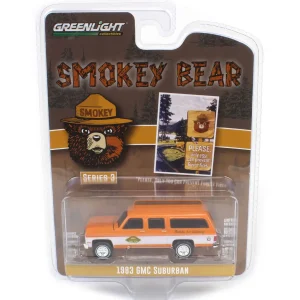 Manufacturer_Greenlight Collectibles Cars & Suvs<1/64 1983 GMC Suburban, Smokey Bear Series 3
