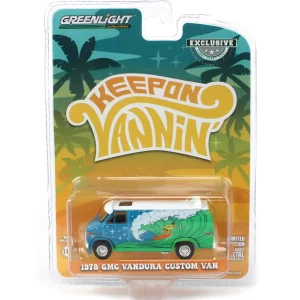 Manufacturer_Greenlight Collectibles Cars & Suvs<1/64 1978 GMC Vandura Custom Van, Surf Decoration, Vannin', Hobby Exclusive