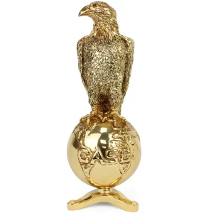 Manufacturer_SpecCast Bed & Bath | Farm Art & DéCor<Gold / Bronze Edition ~ Case Old Abe Eagle on Globe, 3D Sculpture