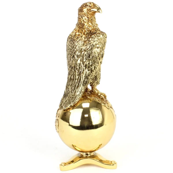 Manufacturer_SpecCast Bed & Bath | Farm Art & DéCor<Gold / Bronze Edition ~ Case Old Abe Eagle on Globe, 3D Sculpture