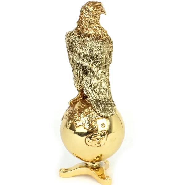 Manufacturer_SpecCast Bed & Bath | Farm Art & DéCor<Gold / Bronze Edition ~ Case Old Abe Eagle on Globe, 3D Sculpture