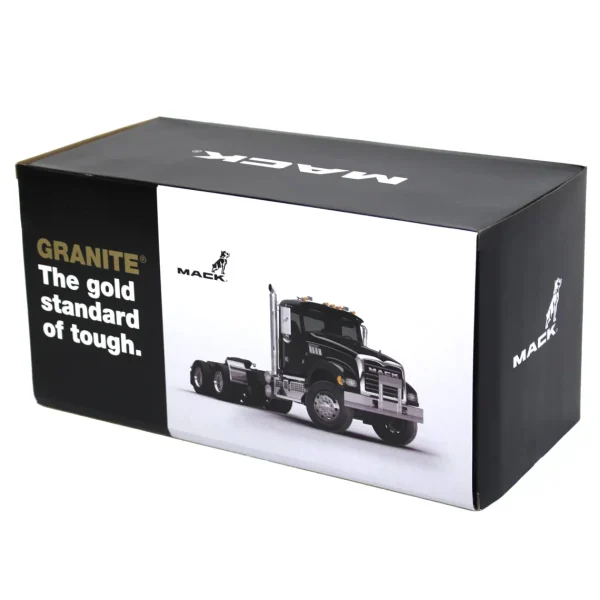 Manufacturer_First Gear, Inc. Dump Trucks<1/34 Gold & Black Mack Granite MP Engine Series Dump Truck by First Gear