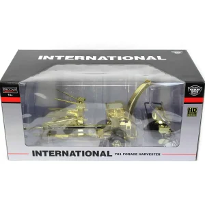 Manufacturer_SpecCast Implements<Gold & Red Chrome Set ~ 1/16 International 781 Pull-Type Forage Harvester, 2023 NFTM Renovation Unit, 3rd in Series