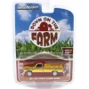 Manufacturer_Greenlight Collectibles Pickup Trucks<Gold Chrome Super Chase ~ 1/64 1981 GMC Sierra Classic K2500, Neutral & Dark Carmine Red Deluxe Two-Tone, Down on the Farm Series 10