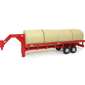 Manufacturer_Big Country Toys Big Country Toys<1/20 Gooseneck Round Bale Trailer with 4 Round Bales by Big Country Toys