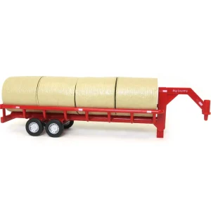 Manufacturer_Big Country Toys Big Country Toys<1/20 Gooseneck Round Bale Trailer with 4 Round Bales by Big Country Toys