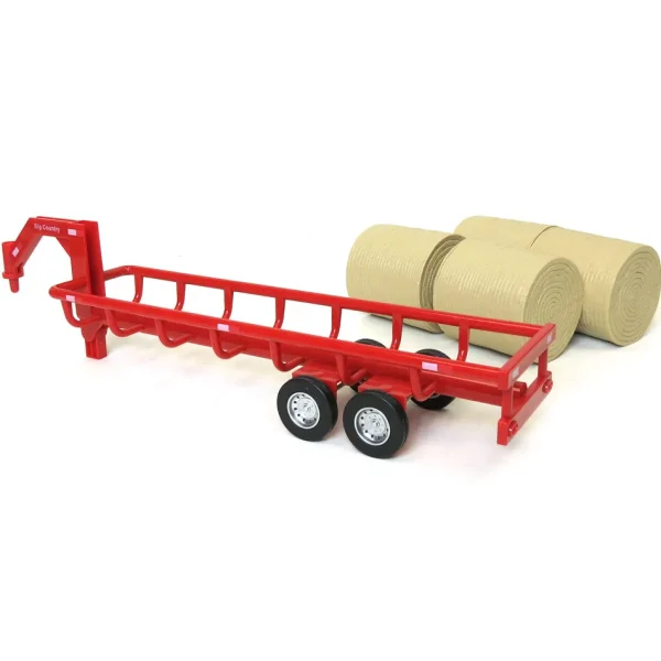 Manufacturer_Big Country Toys Big Country Toys<1/20 Gooseneck Round Bale Trailer with 4 Round Bales by Big Country Toys