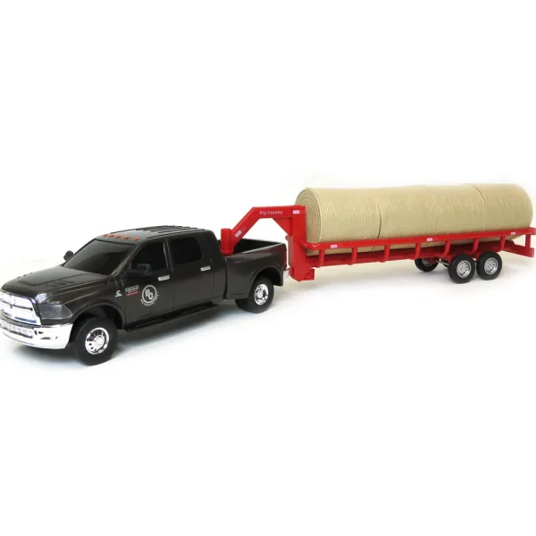 Manufacturer_Big Country Toys Big Country Toys<1/20 Gooseneck Round Bale Trailer with 4 Round Bales by Big Country Toys