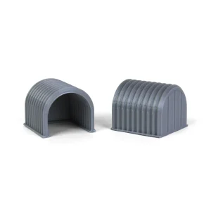 Outback Toys 3D Print & Small Accessories<1/64 Gray Hog or Calf Shelter, 2 Pack, 3D Printed