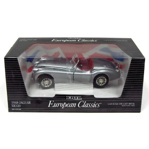 Manufacturer_ERTL Cars & Suvs<1/18 1948 Gray Jaguar XK120 Die-cast Car by ERTL