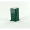 Outback Toys 3D Print & Small Accessories<1/50 Green and White Porta-Potty with Opening Door 3D Print plastic