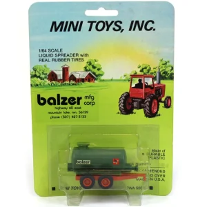 Manufacturer_Other Implements<1/64 Green Balzer Tank Plastic Spreader by Mini Toys
