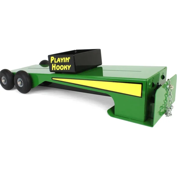 Outback Toys Pulling Tractors<1/16 Green Custom Steel Pulling Sled