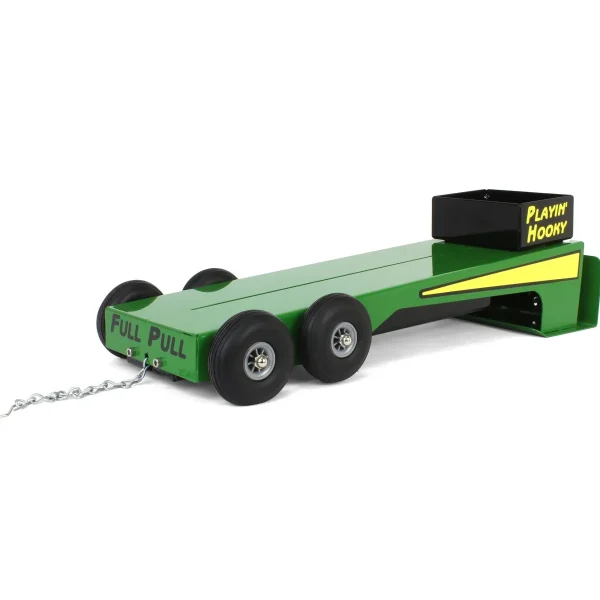 Outback Toys Pulling Tractors<1/16 Green Custom Steel Pulling Sled