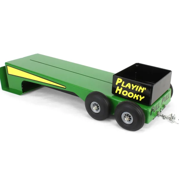 Outback Toys Pulling Tractors<1/16 Green Custom Steel Pulling Sled