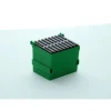 Outback Toys 3D Print & Small Accessories<1/64 Green Dumpster with Removable black Lid, 3D Printed Plastic