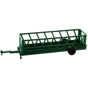 Outback Toys 3D Print & Small Accessories<1/64 Green 20ft Portable Cattle Feeder, 3D Printed