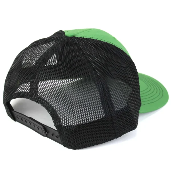 Outback Toys John Deere<Green John Deere Offset Logo Hat with Black Stitching & Black Mesh Back