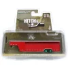 Manufacturer_Greenlight Collectibles Agricultural Trucks<Green Machine ~ 1/64 26ft Continuous Gooseneck Trailer, Red, Hitch & Tow Trailers