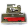 Manufacturer_Greenlight Collectibles Agricultural Trucks<Green Machine ~ 1/64 26ft Vertical Three Hole Gooseneck Trailer, Red, Hitch & Tow Trailers