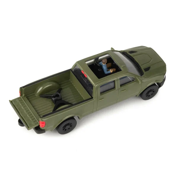 Manufacturer_ERTL Agricultural Trucks | Pickup Trucks<1/32 Green Pickup Truck 5-Piece Horse Trailer Set