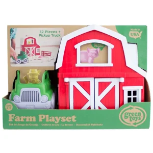 Manufacturer_Green Toys Pickup Trucks<Green Toys Farm Playset with Barn, Pickup Truck, Animals & Fences