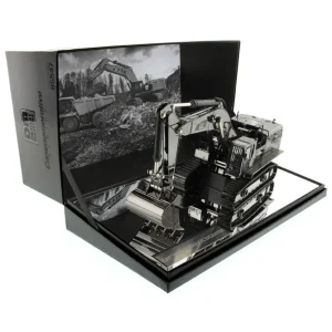Manufacturer_Diecast Masters Excavators<Gun Metal Finish ~ 1/50 Caterpillar 390F L Hydraulic Tracked Excavator