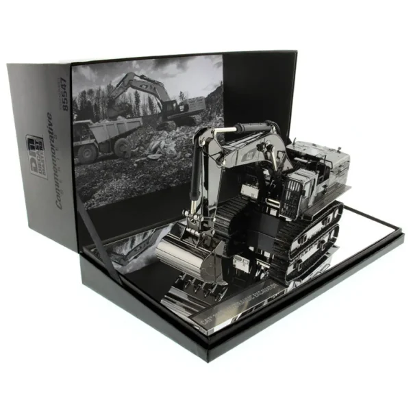 Manufacturer_Diecast Masters Excavators<Gun Metal Finish ~ 1/50 Caterpillar 390F L Hydraulic Tracked Excavator