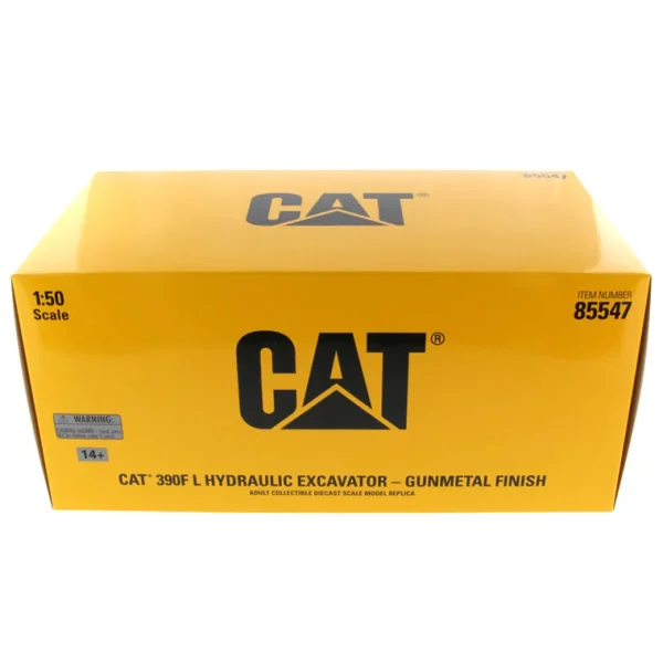 Manufacturer_Diecast Masters Excavators<Gun Metal Finish ~ 1/50 Caterpillar 390F L Hydraulic Tracked Excavator