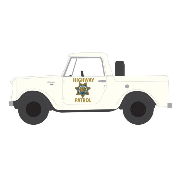 Manufacturer_Greenlight Collectibles Cars & Suvs | Emergency Vehicles<1/64 1964 Harvester Scout Half Cab, California Highway Patrol, Hot Pursuit Series 46