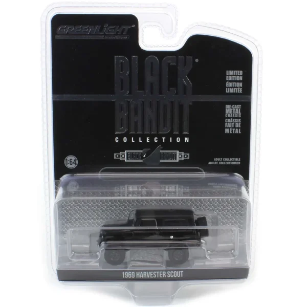 Manufacturer_Greenlight Collectibles Cars & Suvs<1/64 1969 Harvester Scout Lifted, Black Bandit Series 29
