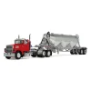 Manufacturer_DCP by First Gear Lowboys & Flatbeds<1/64 Heil Red Ford LTL 9000 Day Cab with Heil Pneumatic Tank Trailer, DCP by First Gear