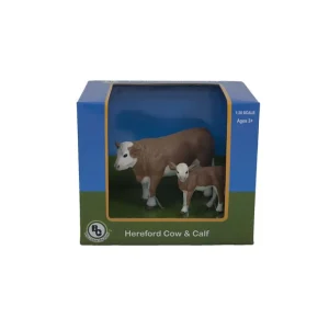 Manufacturer_Big Country Toys Big Country Toys<1/20 Hereford Cow & Calf by Big Country Toys