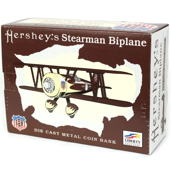 Manufacturer_SpecCast Airplanes & Banks<Hershey's Stearman Biplane Coin Bank