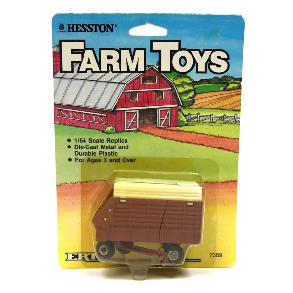 Manufacturer_ERTL Implements<1/64 Hesston Die-cast Forage Wagon by ERTL