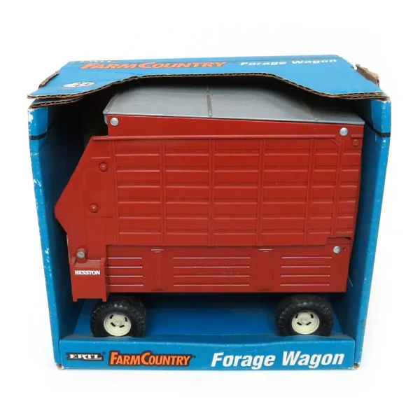Manufacturer_ERTL Implements<1/16 Hesston Forage Wagon by ERTL, Made in the USA